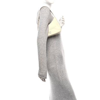 Off-White Calfskin 3D Glam Inside Jitney Shoulder Bag Beige 2 of 8