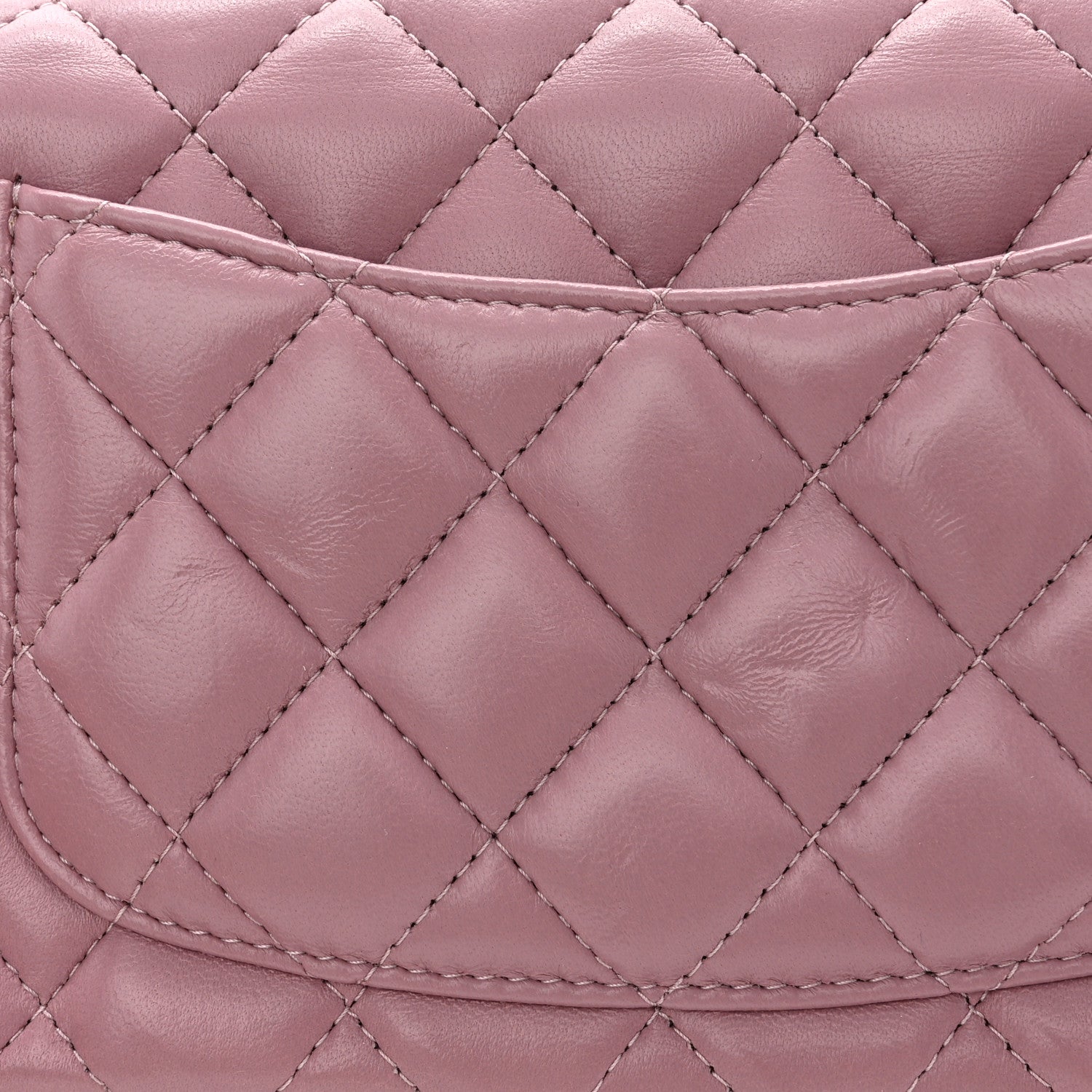 Chanel Lambskin Quilted Mini Rectangular Flap Light Purple 11 of 12