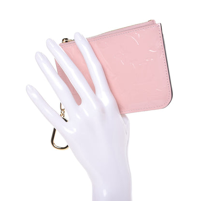 Louis Vuitton Vernis Key Pouch Rose Ballerine 2 of 8