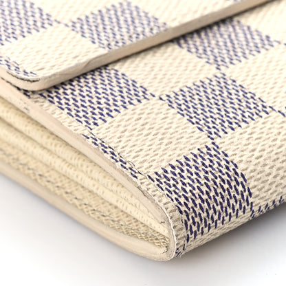 Louis Vuitton Damier Azur Sarah Wallet 7 of 10