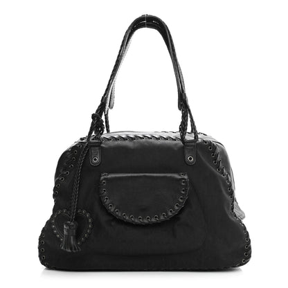 Christian Dior Monogram Ethnic Shoulder Bag Black 1 of 13