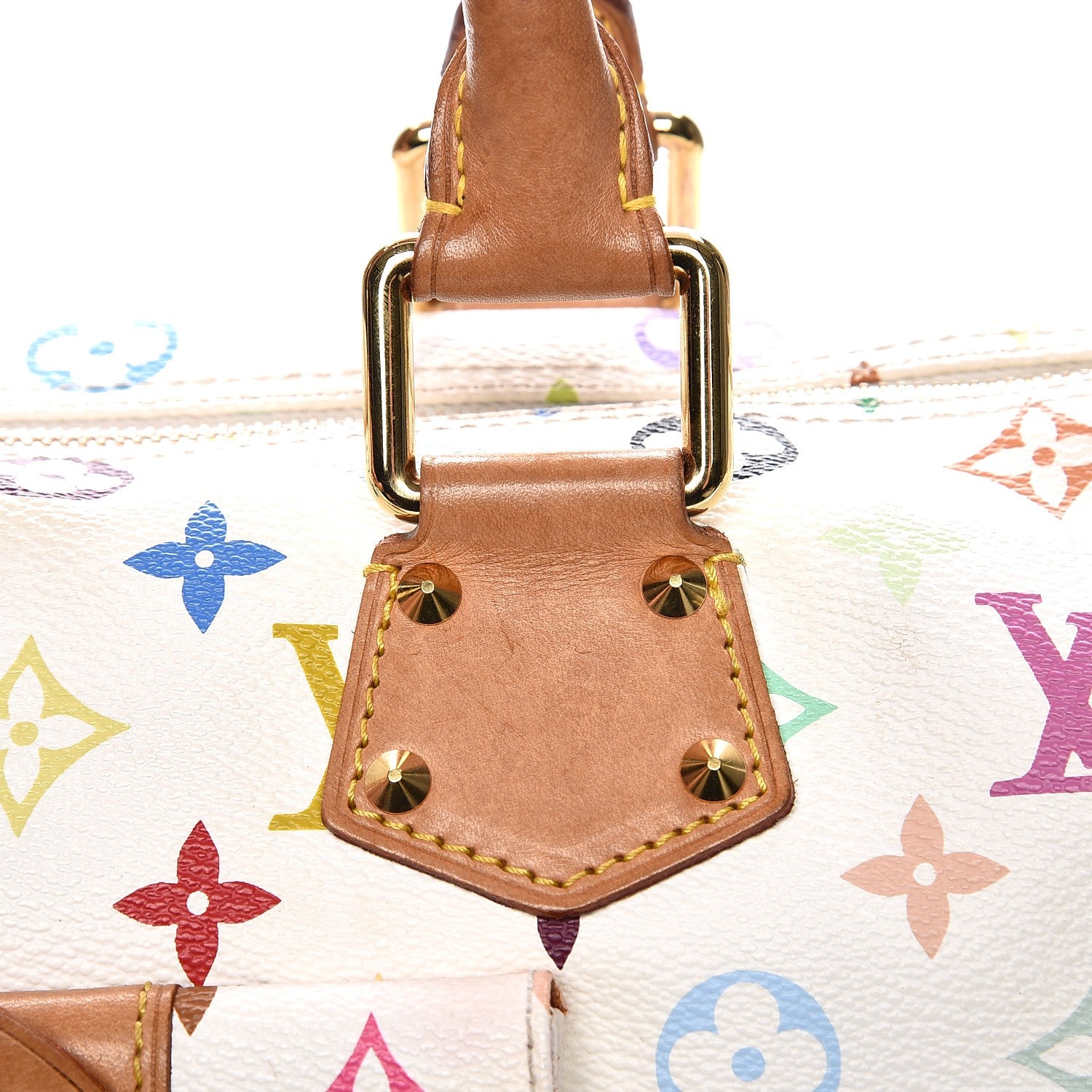 Louis Vuitton Monogram Multicolor Speedy 30 White 9 of 10