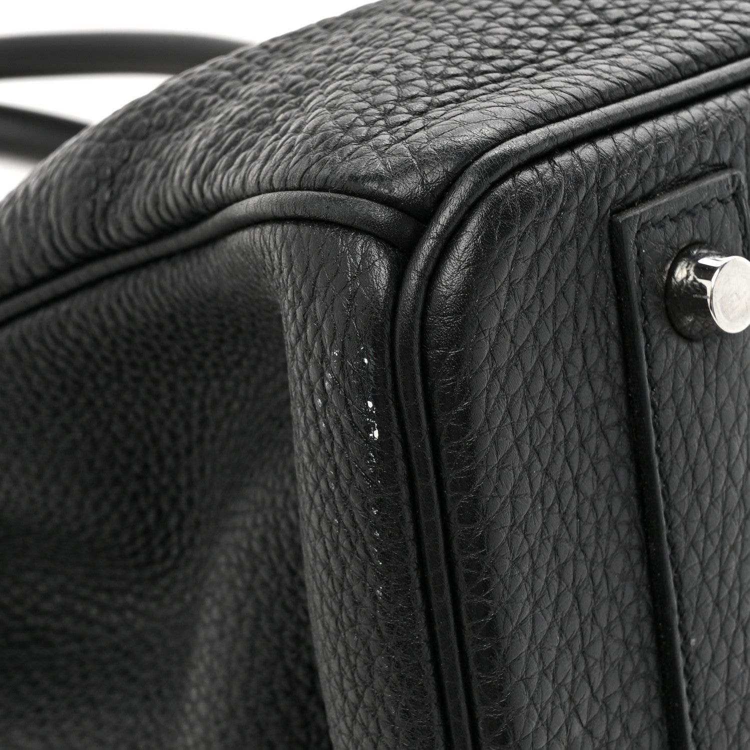 Hermes Taurillon Clemence Birkin 40 Black 13 of 14