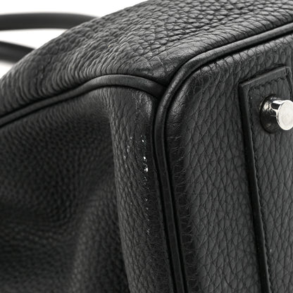 Hermes Taurillon Clemence Birkin 40 Black 13 of 14