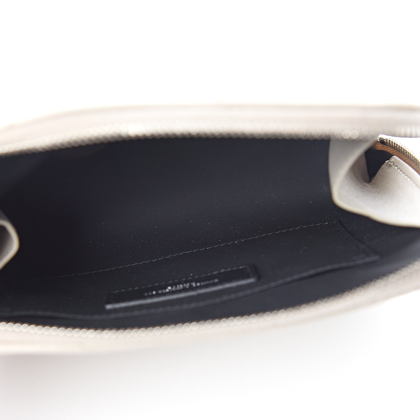 Lambskin Matelasse Cosmetic Case Ivory