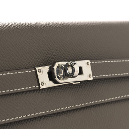 Hermes Epsom Kelly Longue Wallet Etoupe 10 of 11