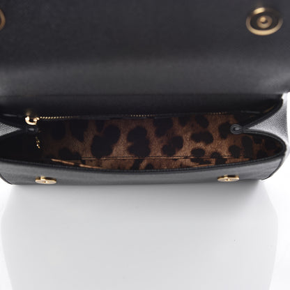 Dolce & Gabbana Dauphine Medium Miss Sicily Satchel Black 6 of 9