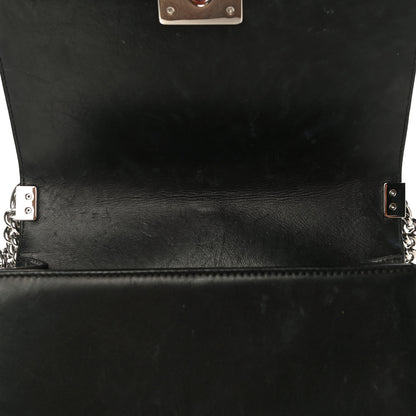 Chanel Lambskin Perforated Medium Boy Flap Black 11 of 21