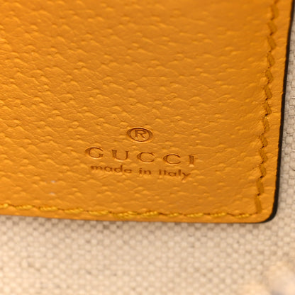 Gucci GG Supreme Monogram Neo Vintage Zip Wristlet Pouch Beige New Acero Crop 6 of 6