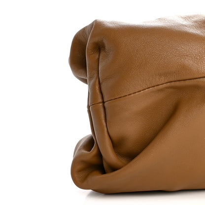 Bottega Veneta Smooth Butter Calf The Pouch Oversized Clutch Teak 10 of 11