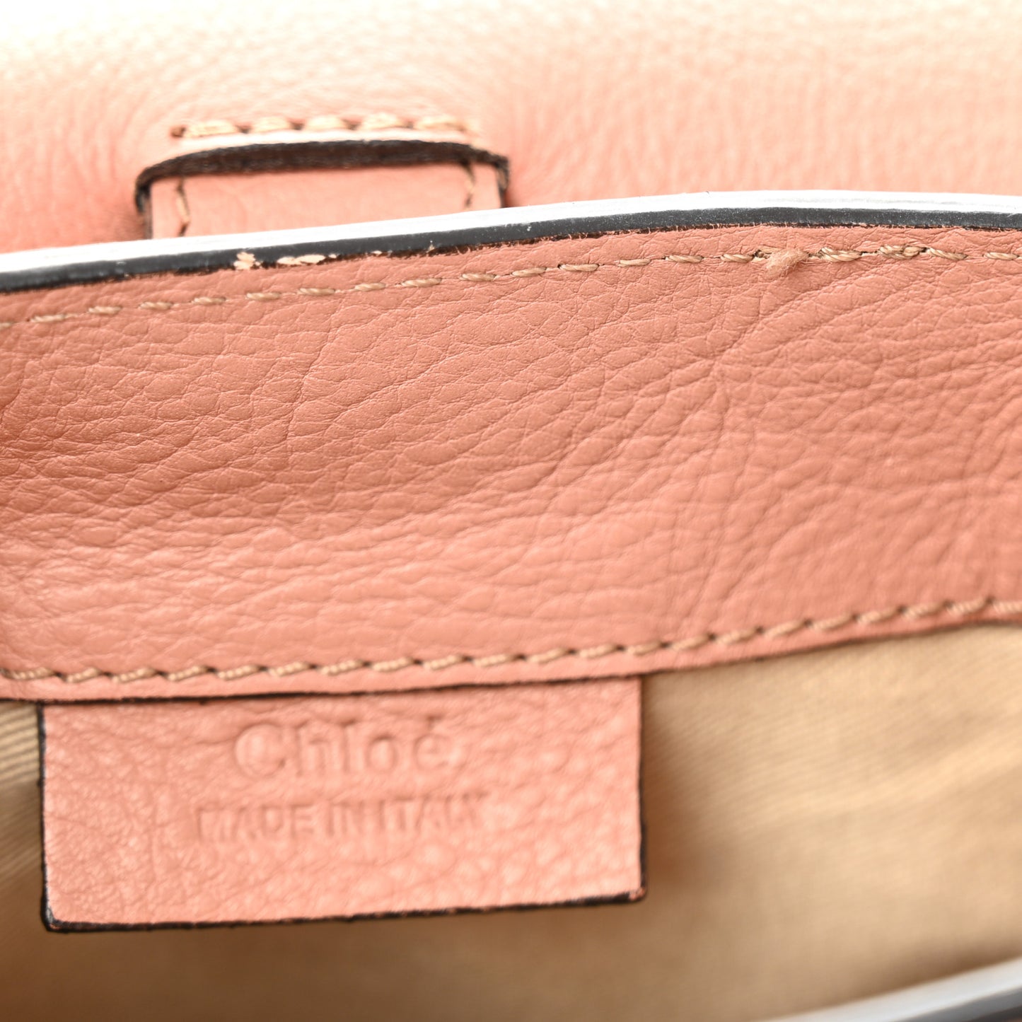 Suede Calfskin Small Faye Backpack Nougat