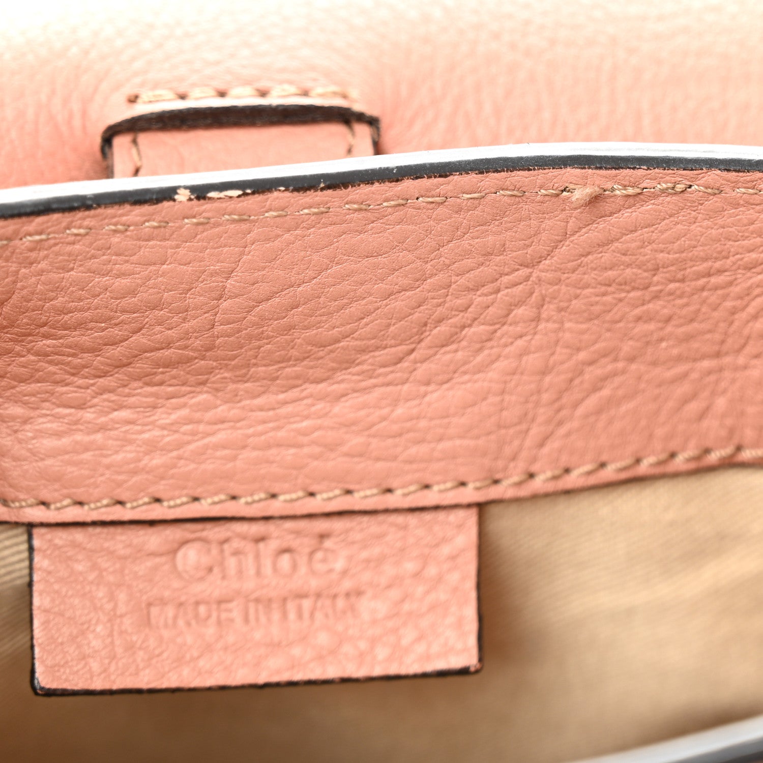 Chloe Suede Calfskin Small Faye Backpack Nougat 11 of 13