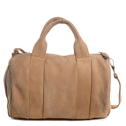 Alexander Wang Tumbled Nubuck Rocco Tan with Pale Gold Hardware 1 of 7
