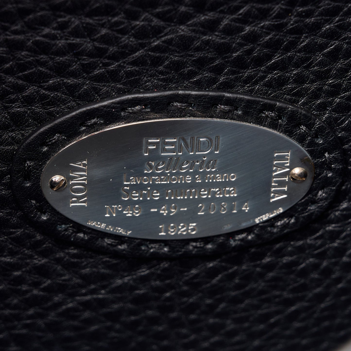 Cuoio Romano Selleria Monster Eyes Inlay Mens Large Peekaboo Iconic Essential Satchel Black Sunflower