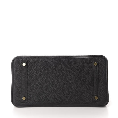 Hermes Togo Matte Alligator Birkin Touch 30 Black 8 of 36
