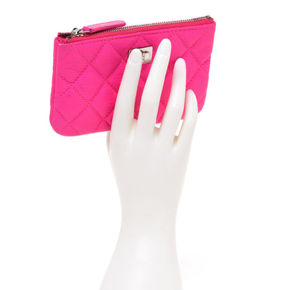 Chanel Goatskin Quilted Small Reissue Cosmetic Case Pink 2 of 8