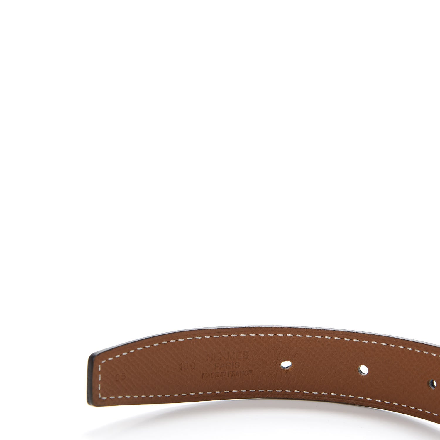 Hermes Swift Epsom 24mm Constance H Belt 95 Black Gold 5 of 7