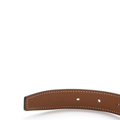 Hermes Swift Epsom 24mm Constance H Belt 95 Black Gold 5 of 7