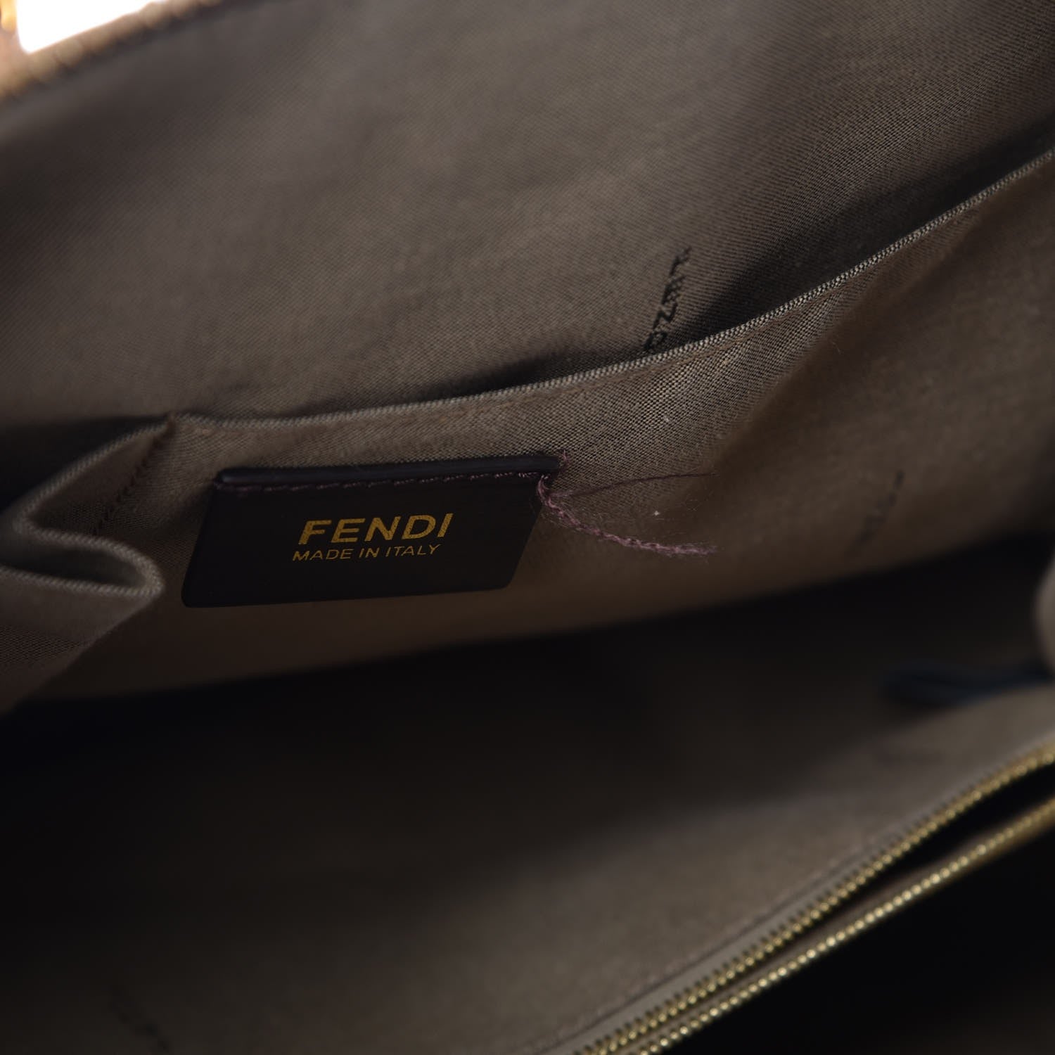 Fendi Pebbled Calfskin Small Chameleon Tote Nude 7 of 15