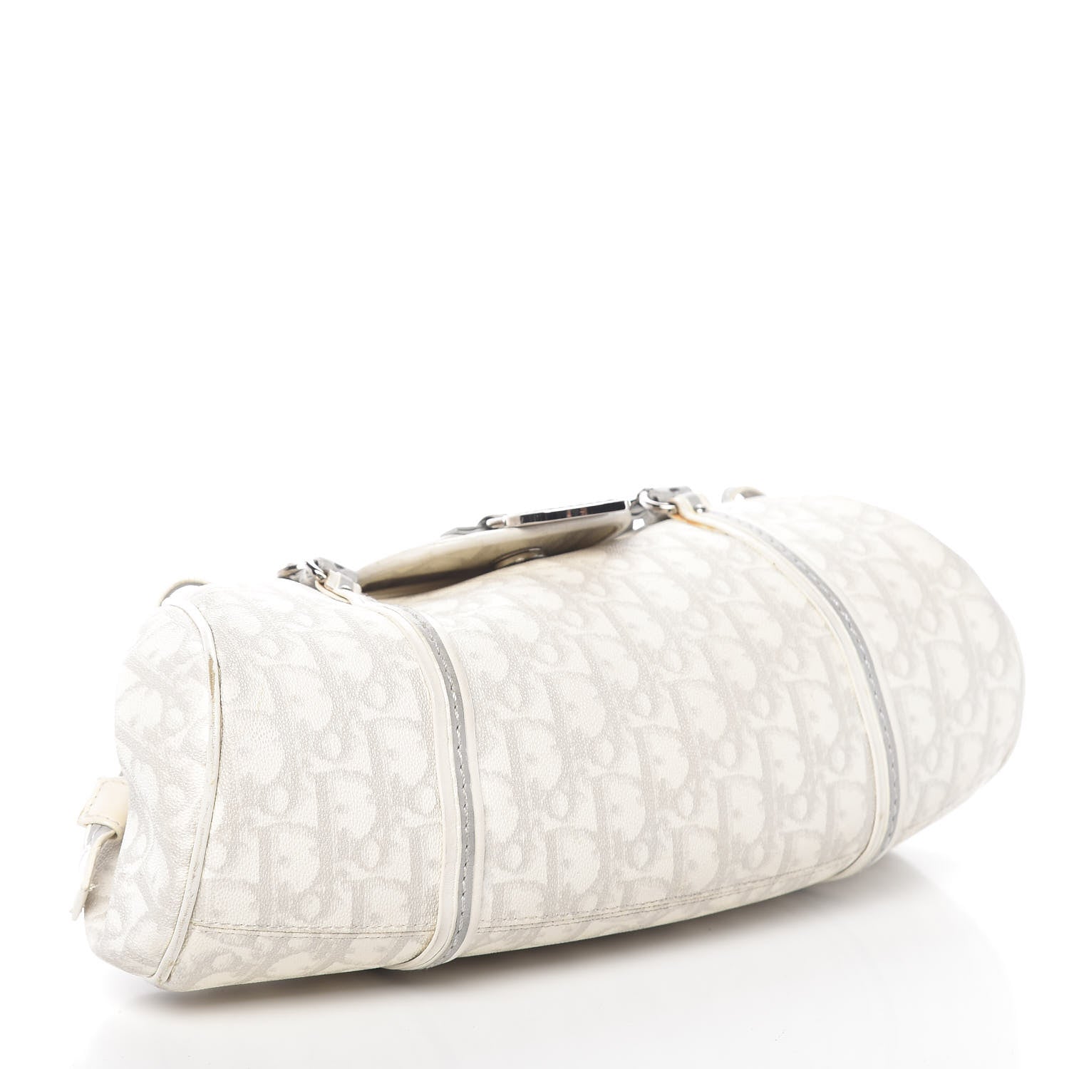 Christian Dior Monogram Romantique Trotter Bag Grey 4 of 22