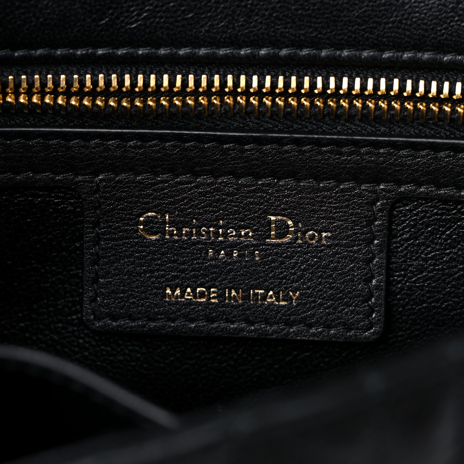 Christian Dior Calfskin Cannage Small Caro Bag Black 6 of 9