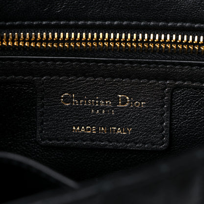 Christian Dior Calfskin Cannage Small Caro Bag Black 6 of 9