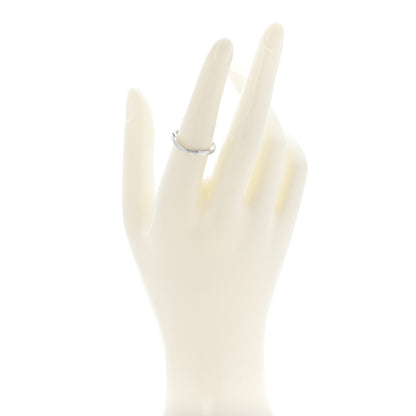 Cartier Platinum 2mm Ballerine Curved Wedding Band Ring 55 7.25 2 of 4