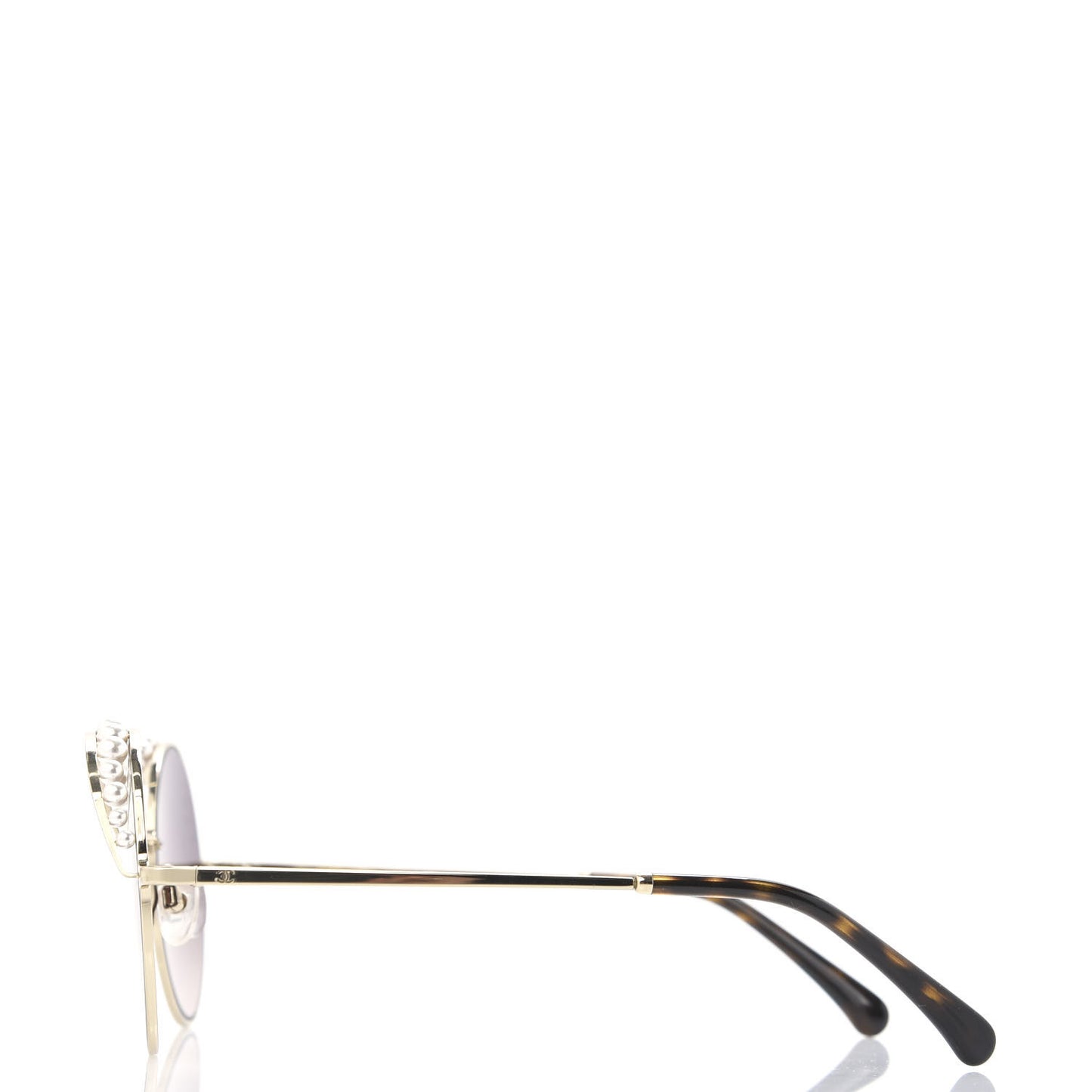 Pearl Round Sunglasses 4234-H Light Brown