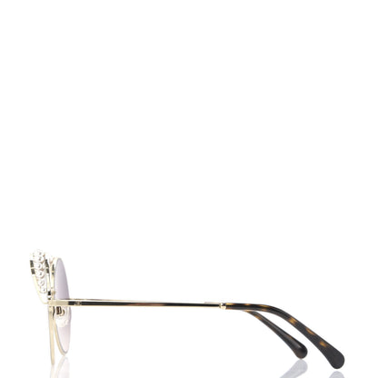 Chanel Pearl Round Sunglasses 4234-H Light Brown 2 of 8