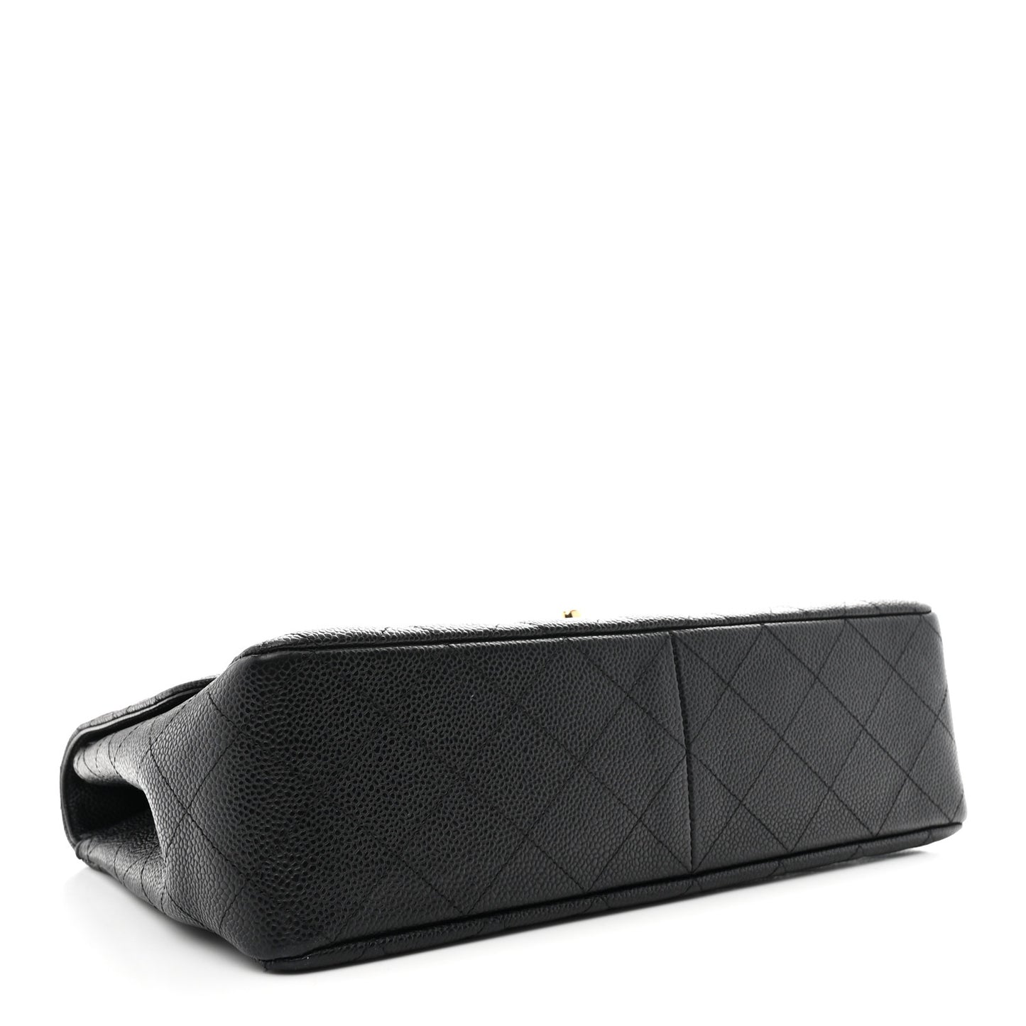 Caviar Quilted Jumbo Single Flap Black