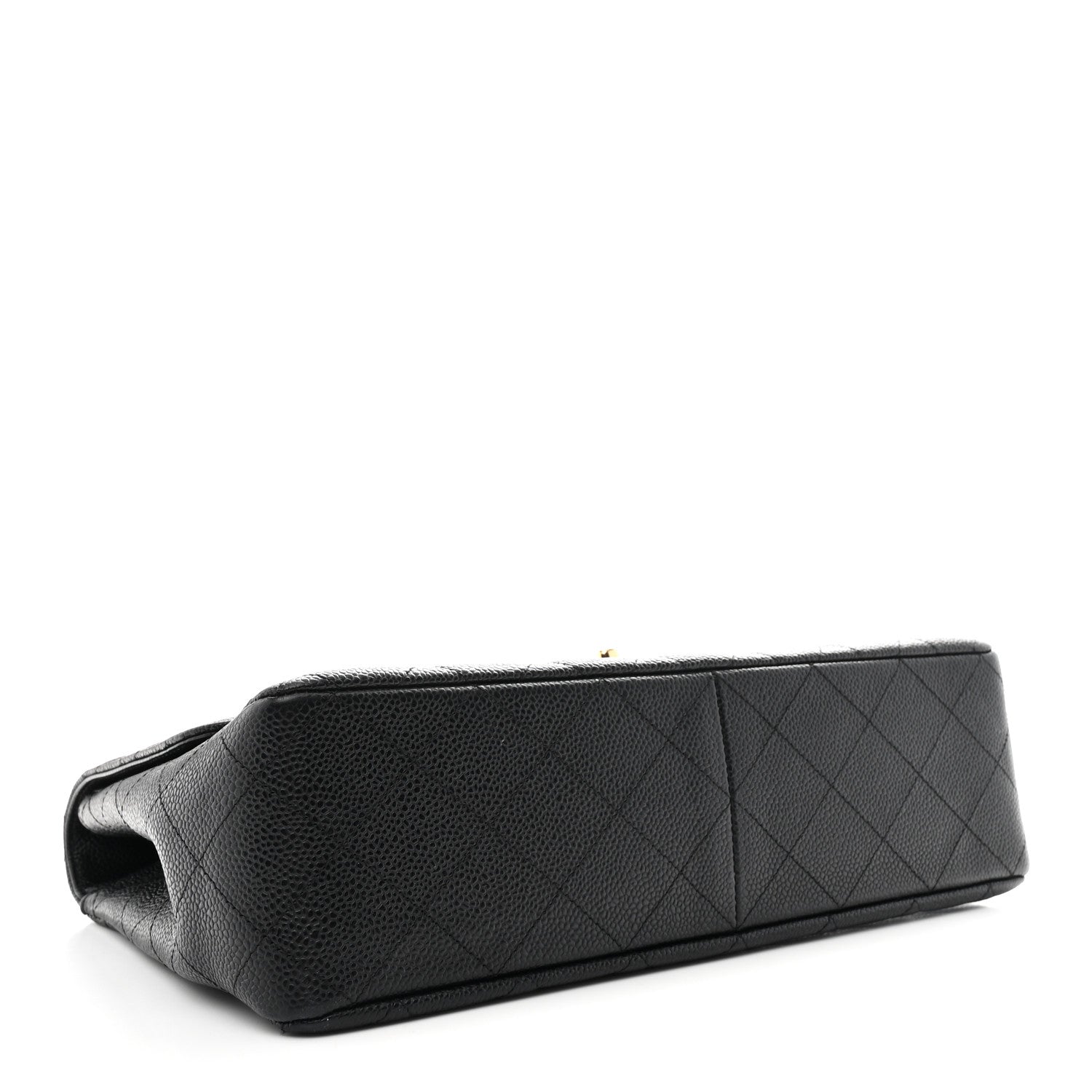 Chanel Caviar Quilted Jumbo Single Flap Black 4 of 11