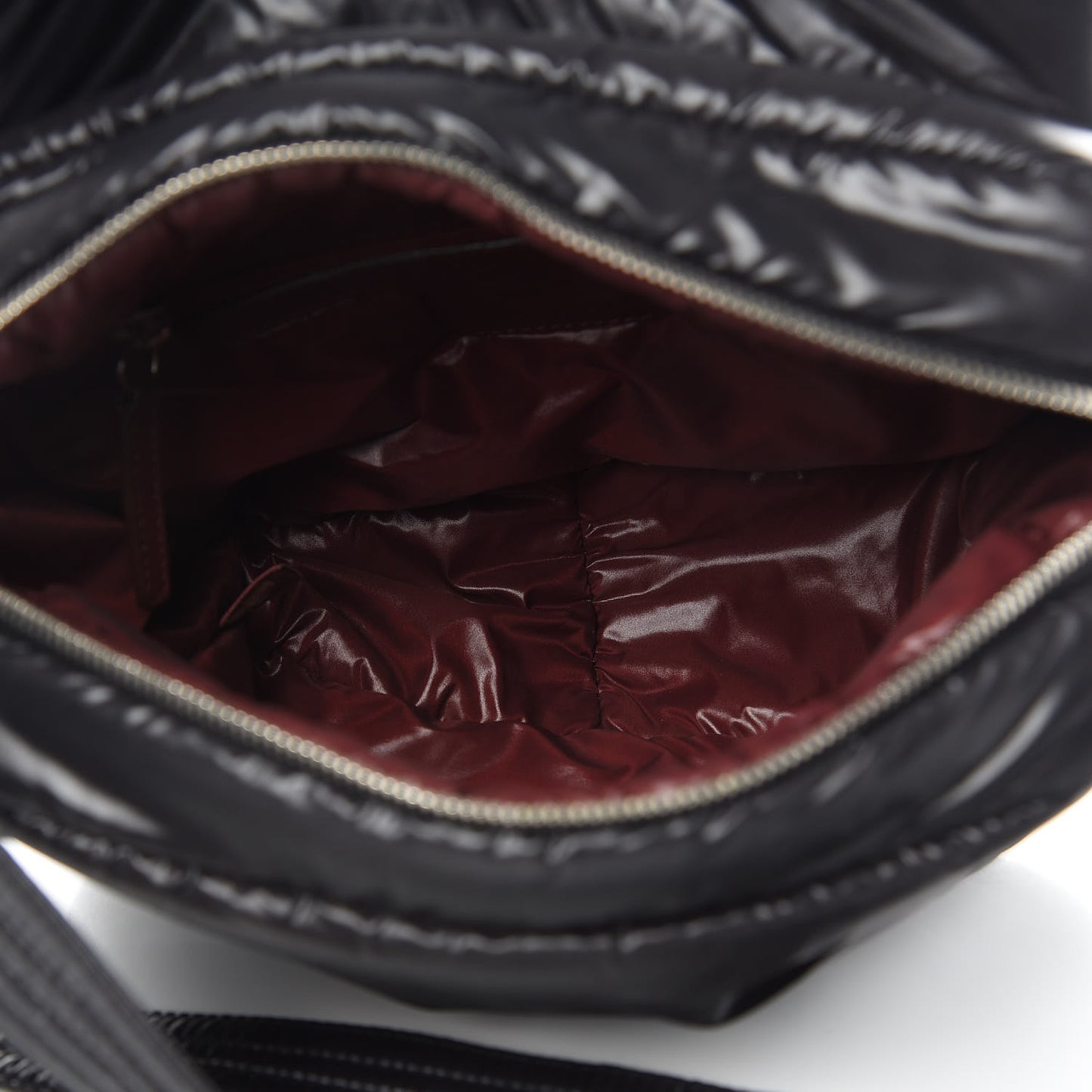 Nylon Small Coco Cocoon Messenger Bag Black