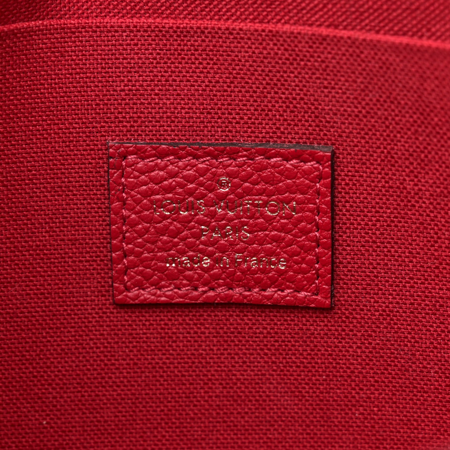 Empreinte Pochette Felicie Chain Wallet Scarlet
