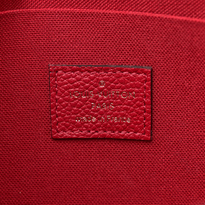 Louis Vuitton Empreinte Pochette Felicie Chain Wallet Scarlet 6 of 10