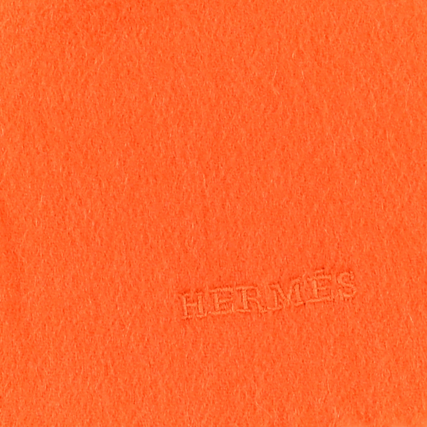 Cashmere Fringe Stole Orange