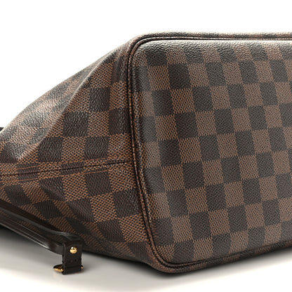 Louis Vuitton Damier Ebene Neo Neverfull MM Rose Ballerine 8 of 9