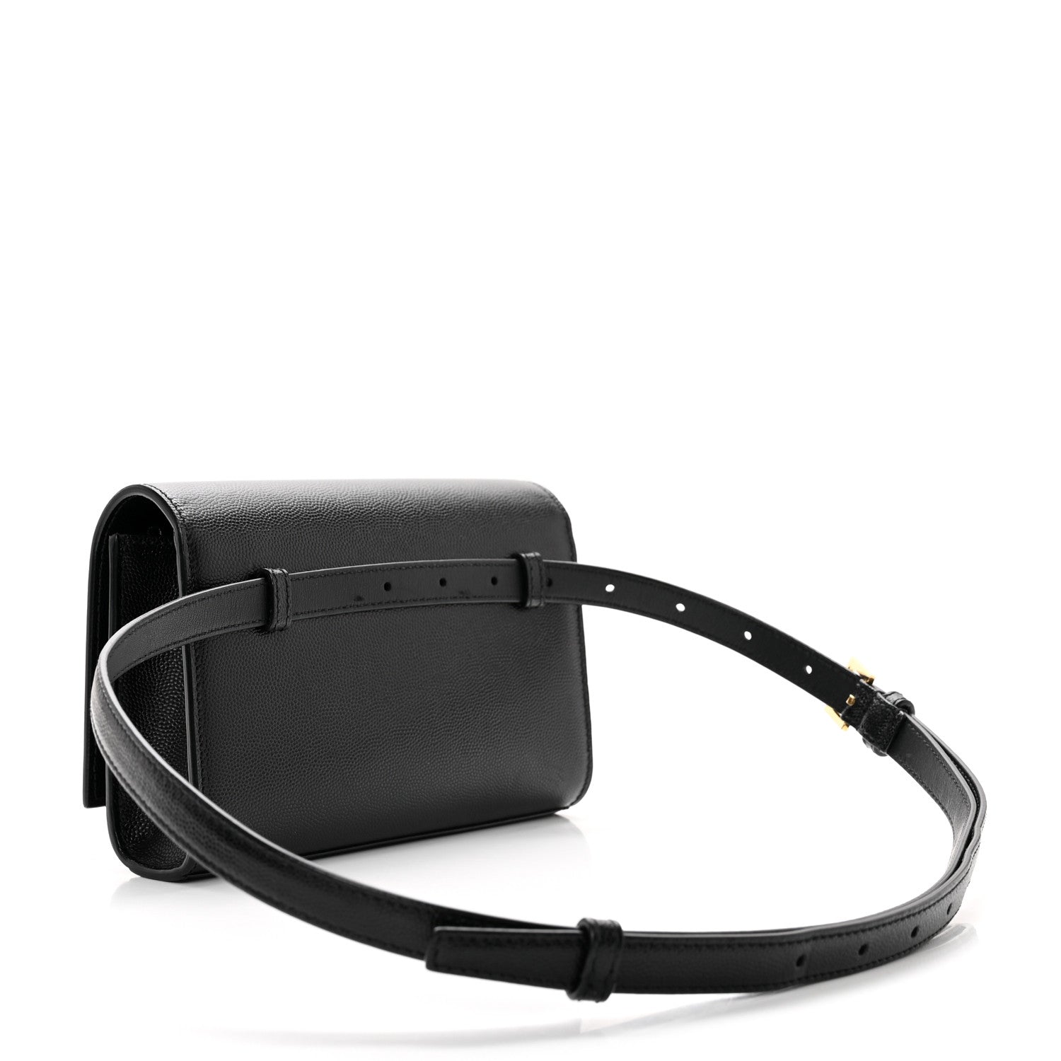 Saint Laurent Grain De Poudre Monogram Kate Belt Bag Black 2 of 7