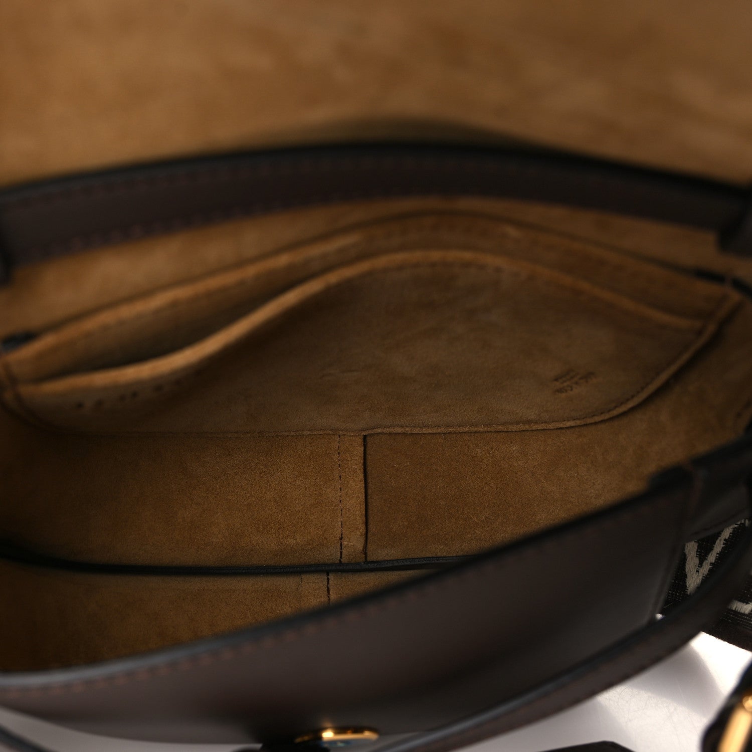 Loewe Calfskin Jacquard Mini Gate Dual Bag Chocolate 5 of 9