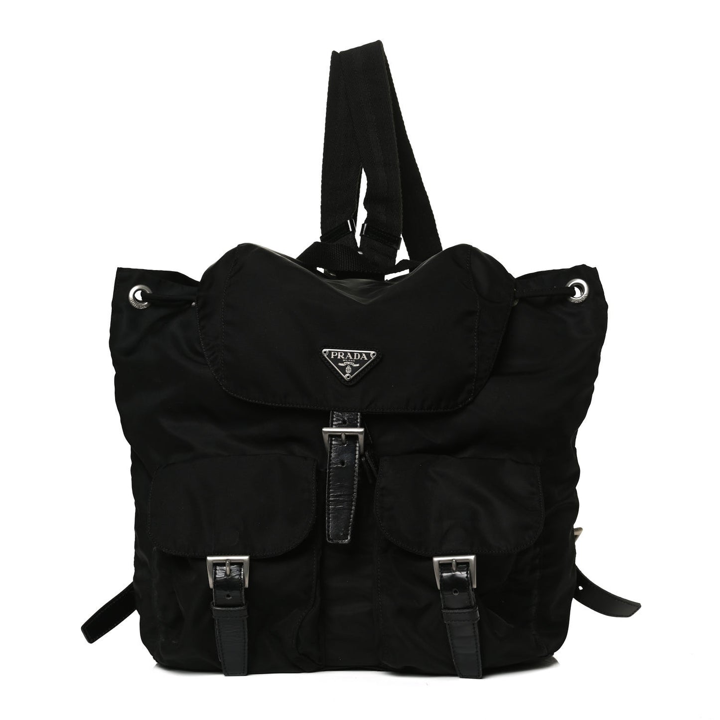 Tessuto Nylon Vela Small Backpack Black