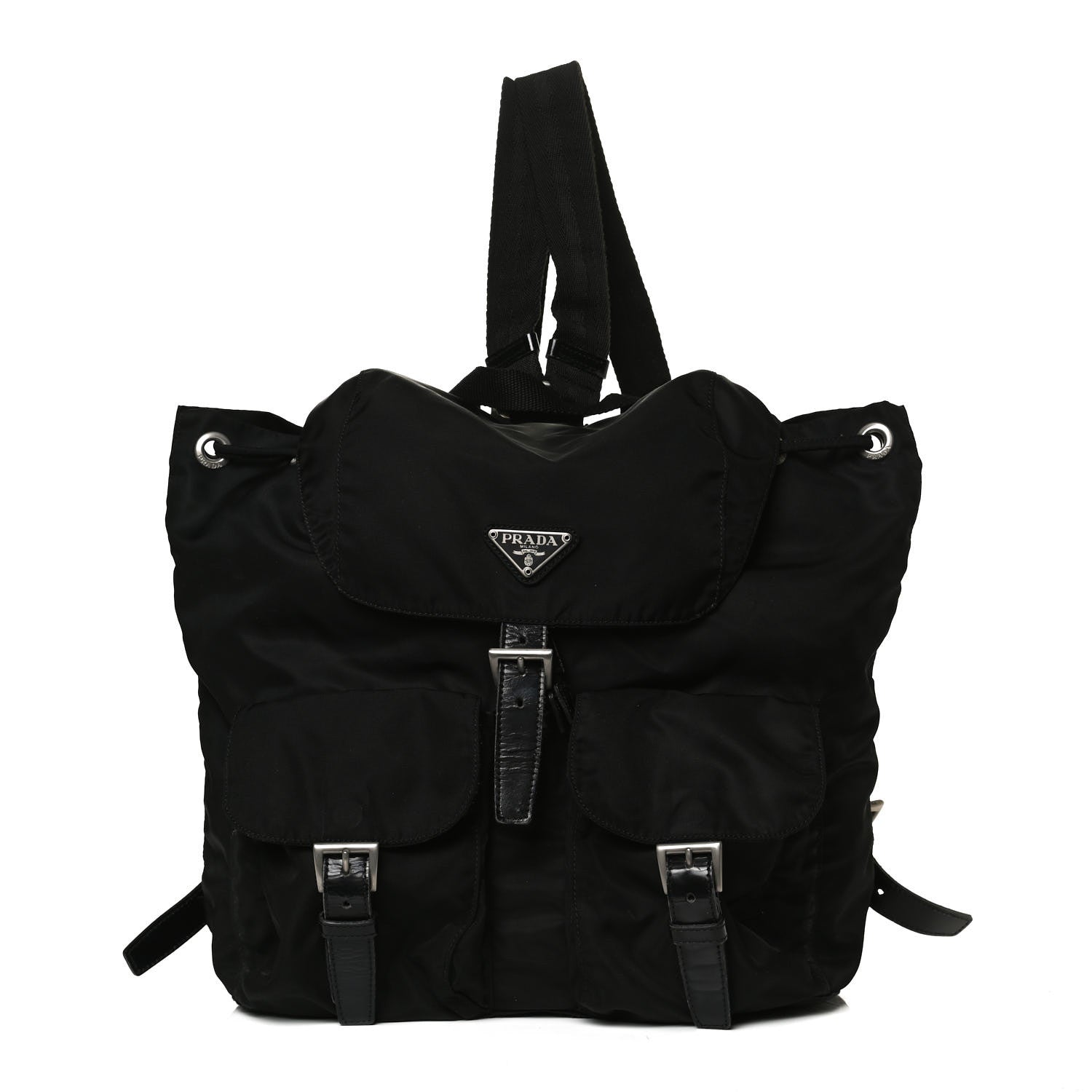 Prada Tessuto Nylon Vela Small Backpack Black 1 of 13