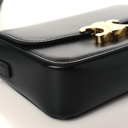 Celine Shiny Calfskin Nano Triomphe Black 8 of 10