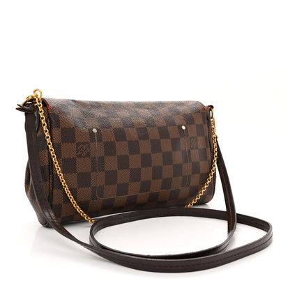 Louis Vuitton Damier Ebene Favorite MM 3 of 17