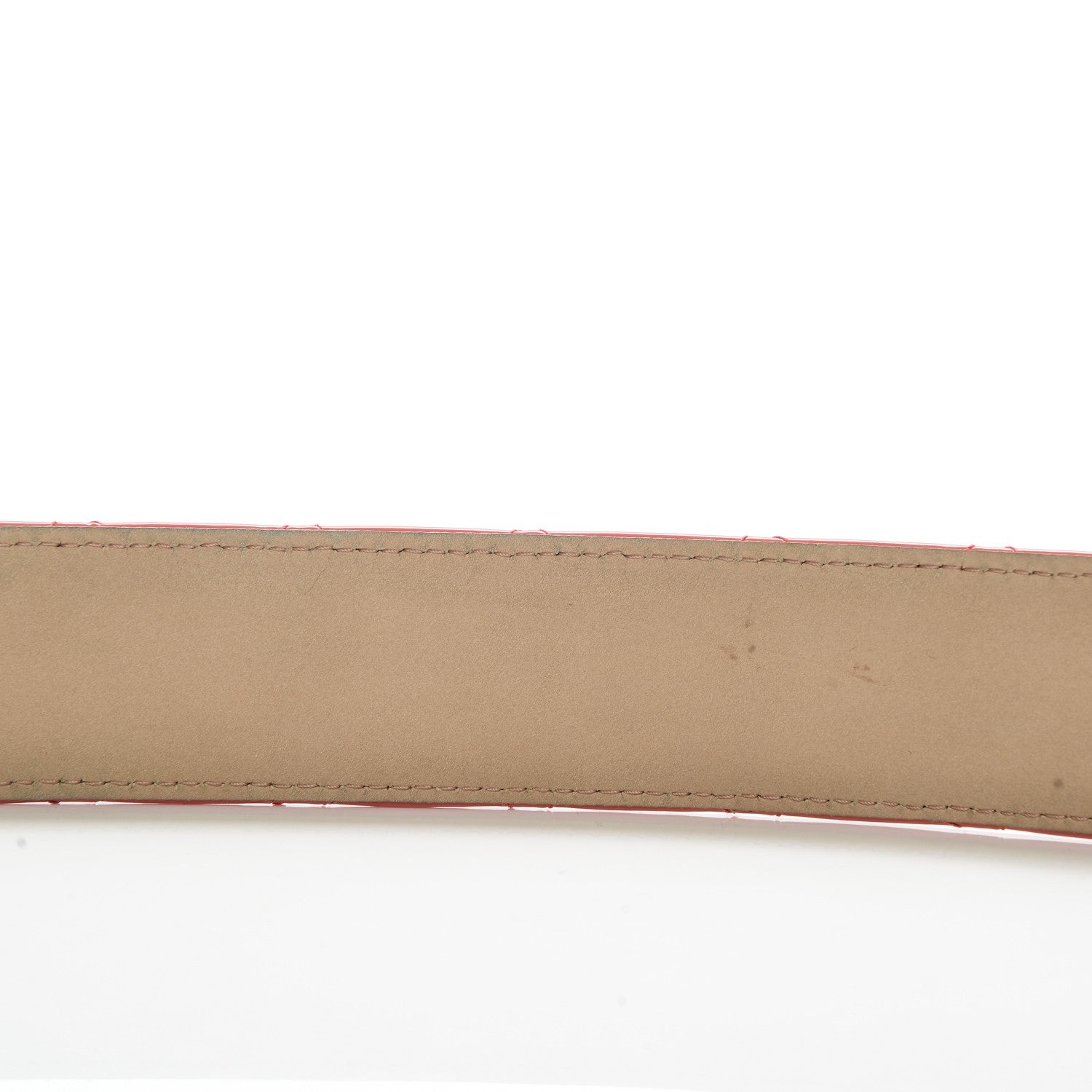 Chanel Patent Quilted CC Logo Wide Belt 80 32 Pink 7 of 7