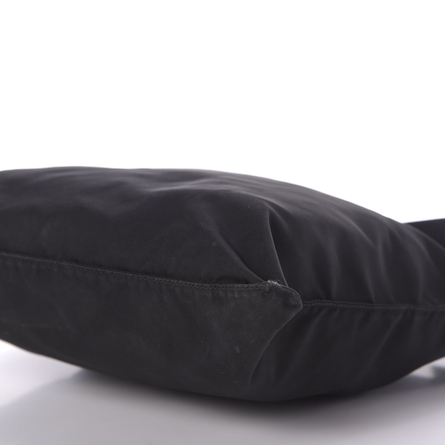 Prada Tessuto Nylon Saffiano Flat Messenger Bag Black 7 of 9