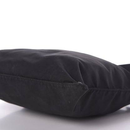 Prada Tessuto Nylon Saffiano Flat Messenger Bag Black 7 of 9