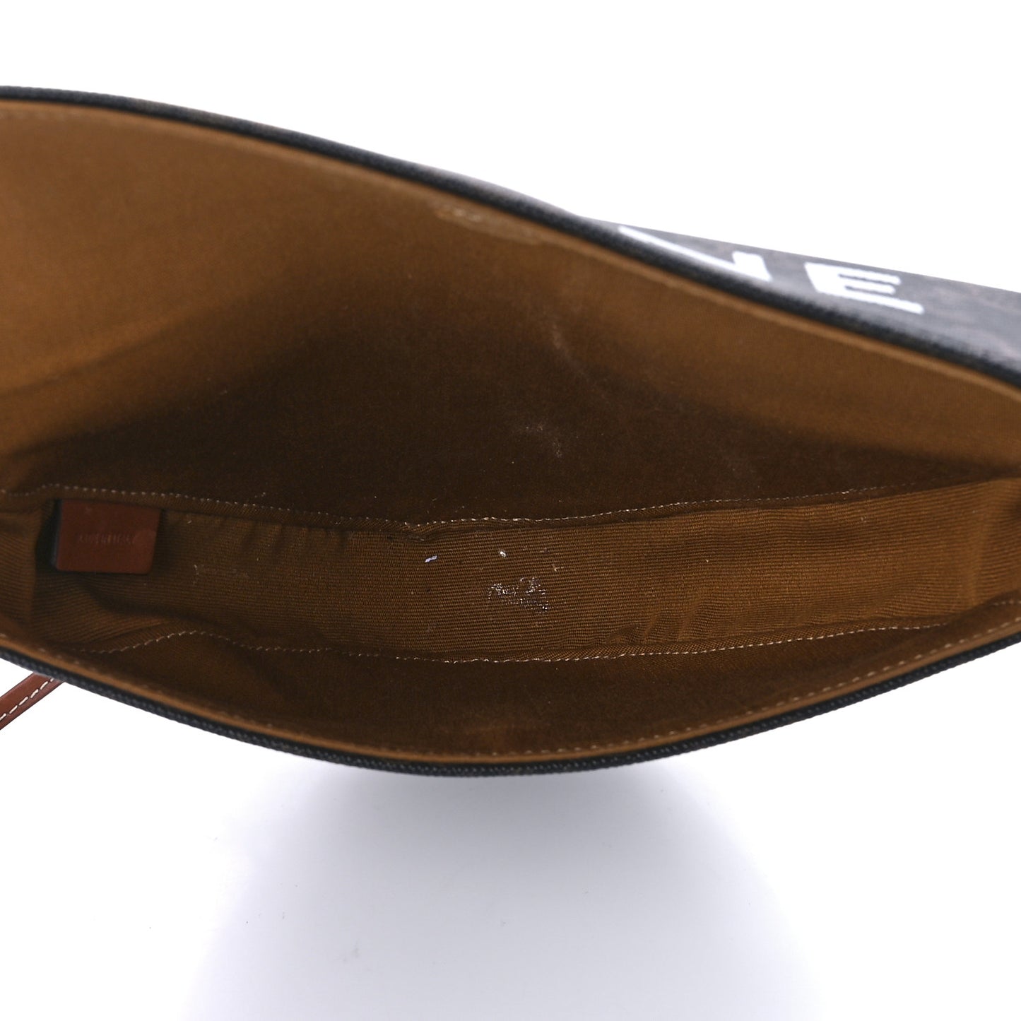 Triomphe Canvas Triangle Crossbody Bag Tan