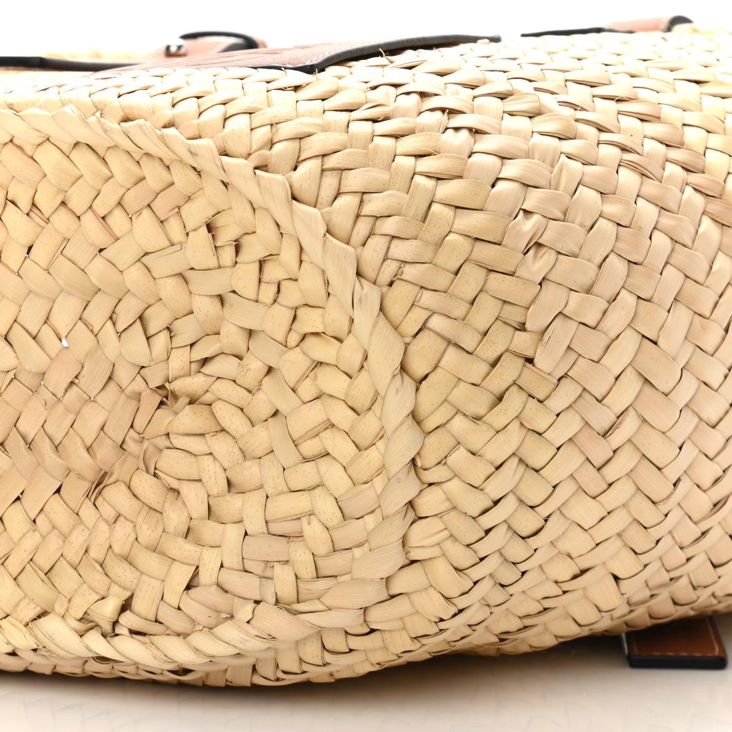 Loewe Raffia Basket Tote Bag Natural Tan 8 of 8