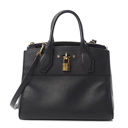 Louis Vuitton Taurillon City Steamer PM Black 1 of 12