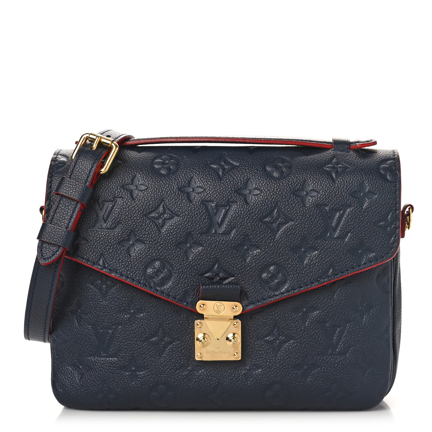 Louis Vuitton Empreinte Pochette Metis Marine Rouge 1 of 9