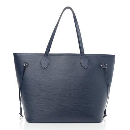 Louis Vuitton Epi Neverfull MM Indigo 3 of 15